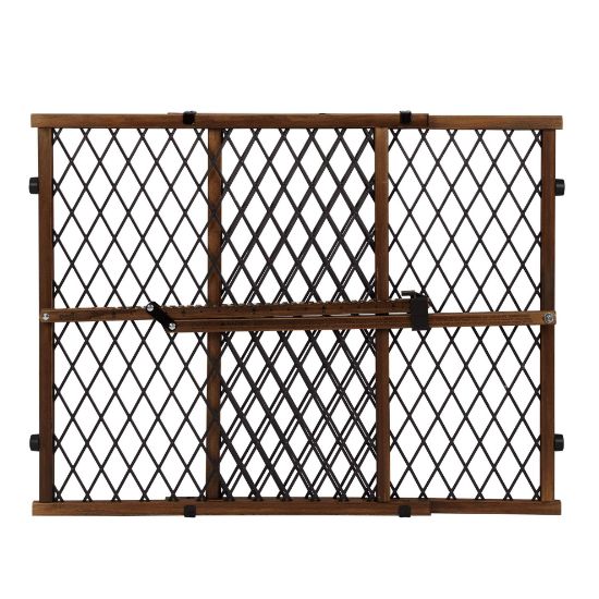Picture of Evenflo Position & Lock Baby Gate, Pressure-Mounted, Farmhouse Collection