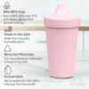 Picture of Re-Play Made in USA 10 Oz. Sippy Cups for Toddlers, Pack of 4 - Reusable Spill Proof Cups for Kids, Dishwasher/Microwave Safe - Hard Spout Sippy Cups for Toddlers 3.13" x 6.25", Valentine