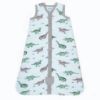 Picture of Burt's Bees Baby Baby Beekeeper Wearable Blanket, 100% Organic Cotton, Swaddle Transition Sleeping Bag, Quilted Herbivores, Large