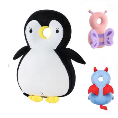 Picture of Toddler Baby Head Protection Cushion Backpack Wear,Penguin