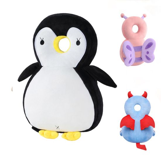 Picture of Toddler Baby Head Protection Cushion Backpack Wear,Penguin