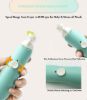 Picture of Rechargeable Baby Nail File, Fansidi Electric Baby Nail Trimmer for Newborn Infant or Toddler Toenail and Fingernail - Girls and Boys Accessory - Extra Replacement Pads Included (Blue)