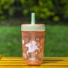 Picture of Zak Designs Kelso Tumbler Set 15 oz, (Unicorn) Leak-Proof Screw-On Lid with Straw Made of Durable Plastic and Silicone, Perfect Cup Bundle for Kids (2pc Set)