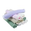 Picture of Synrroe Burp Cloths Large, Muslin Burp Cloths for Baby Girls and Boys, Pack of 10 Extra Absorbent and Soft Muslin Bibs, 6 Layers 20 by 10 Inches 100% Cotton (Mix 10 Pack Pink Green)