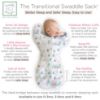 Picture of SwaddleDesigns Transitional Swaddle Sack, Arms Up Half-Length Sleeves & Mitten Cuffs, Swaddle for Newborn Transition to Baby Sleep Sack Wearable Blanket, 0-3 mo, 6-14 lb, Watercolor Mountains & Trees