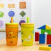 Picture of Zak Designs Dr. Seuss Kelso Toddler Cups For Travel or At Home, 15oz 2-Pack Durable Plastic Sippy Cups With Leak-Proof Design is Perfect for Kids (One Fish, Two Fish, Red Fish, Blue Fish)