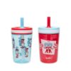 Picture of Zak Designs Dr. Seuss Kelso Toddler Cups For Travel or At Home, 15oz 2-Pack Durable Plastic Sippy Cups With Leak-Proof Design is Perfect for Kids (The Cat in the Hat)