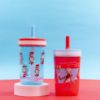 Picture of Zak Designs Dr. Seuss Kelso Toddler Cups For Travel or At Home, 15oz 2-Pack Durable Plastic Sippy Cups With Leak-Proof Design is Perfect for Kids (The Cat in the Hat)
