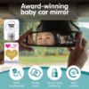 Picture of Onco Baby Car Mirror & Window Shades Bundle (18.9 12) - UPF 50+ Shade, 100% Shatter-Proof Mirror, Universal for Car Journeys
