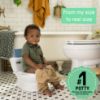 Picture of Summer Infant by Ingenuity My Size Potty Pro in White, Toddler Potty Training Toilet, Lifelike Flushing Sound, for Ages 18 Months+, Up to 50 Pounds