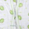 Picture of molis&co Baby Sleep Bag and Sack 6-12 Months , Super Soft and Light Muslin Wearable Blanket , Unisex Kiwi Print 30.3" 0.5 TOG