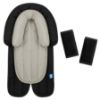 Picture of COOLBEBE Upgraded Babybody Support & Strap Covers Set for Newborn Infant Toddler - Extra Soft Breathable Car Seat Insert Cushion Pad, Perfect for Carseats, Strollers, Swing, Black