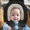 Picture of COOLBEBE Upgraded Babybody Support & Strap Covers Set for Newborn Infant Toddler - Extra Soft Breathable Car Seat Insert Cushion Pad, Perfect for Carseats, Strollers, Swing, Black