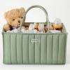 Picture of Blissful Diary Baby Diaper Caddy Organizer, Stylish Storage Basket for Newborn Essentials and Diaper Station, Gift for Baby Shower and Registry Must-Have, Sage Green