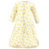 Picture of Hudson Baby Unisex Baby Cotton Wearable Sleeping Bag, Sack, Blanket, Lemon Daisy Long Sleeve, 18-24 Months