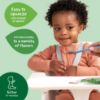 Picture of Gerber Organic Baby Food Pouches, 2nd Foods for Sitter, WonderFoods, Banana Blueberry Blackberry Oatmeal, 3.5 Ounce (Pack of 12)