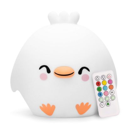 Picture of Lumipets Kawaii Chick Night Light, Silicone Rubber, Multicolor, 12-Inch