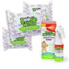 Picture of Boogie Wipes Baby Bundle, 3 Packs Unscented Boogie Wipes and Boogie Bottoms Diaper Rash Spray