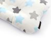 Picture of Baby Pillow for Newborn Breathable 3D Air Mesh Organic Cotton, Protection for Flat Head Syndrome BabyStar Blue