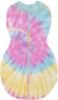 Picture of Happiest Baby Sleepea 5-Second Swaddle - 100% Organic Cotton Baby Swaddle Blanket - Doctor Designed Promotes Healthy Hip Development (Tie Dye Rainbow, X-Large)