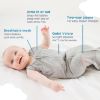 Picture of Happiest Baby Sleepea 5-Second Swaddle - 100% Organic Cotton Baby Swaddle Blanket - Doctor Designed Promotes Healthy Hip Development (Tie Dye Rainbow, X-Large)