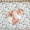 Picture of BROLEX Baby Fitted Crib Sheets: Kid Crib Sheets - Set of 2 for Toddler Standard Size Crib Mattress for Boys and Girls - Jersey Knit Crib Bed Sheets Dinosaur Lion