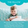 Picture of Youth Pillow with Pillowcase 16x22, Soft Jumbo Toddler Pillow, Kids Pillow & Hypoallergenic Pillow Case - Best Kids Pillows for Sleeping, Perfect Kids Travel Pillow (Trucks 'N Cars)