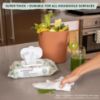 Picture of The Honest Company Clean Conscious Multi-Use Wipes | Hypoallergenic + Unscented for Sensitive Skin | Over 99% Water, Compostable, Plant Based, Baby Wipes | Pattern Play, 288 Count