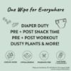 Picture of The Honest Company Clean Conscious Multi-Use Wipes | Hypoallergenic + Unscented for Sensitive Skin | Over 99% Water, Compostable, Plant Based, Baby Wipes | Pattern Play, 288 Count