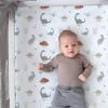Picture of Pack n Play Sheets, BROLEX 2 Pack Mini Crib Sheets,Stretchy Portable Fitted Playard Sheet Set, Convertible Playard Mattress Cover,Ultra Soft Breathable Material,Cute Dinosaurs