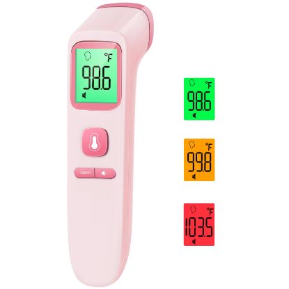 Picture of No-Touch Thermometer for Adults and Kids, Digital Accurate Baby Thermometer with Fever Alarm, 1 Second Fast Result, FSA HSA Eligible, Easy to use, 2 in 1 Mode