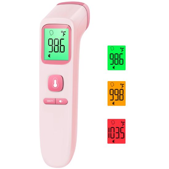 Picture of No-Touch Thermometer for Adults and Kids, Digital Accurate Baby Thermometer with Fever Alarm, 1 Second Fast Result, FSA HSA Eligible, Easy to use, 2 in 1 Mode