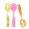 Picture of NumNum Baby Spoons Set, Baby Essentials Pre-Spoon GOOtensils for 6+ Months, First Stage Self-Feeding Spoons for Baby Led Weaning (BLW), Silicone Toddler Utensils, BPA-Free, 3 Pack Tropical Paradise