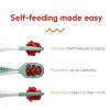Picture of NumNum Baby Spoons Set, Baby Essentials Pre-Spoon GOOtensils for 6+ Months, First Stage Self-Feeding Spoons for Baby Led Weaning (BLW), Silicone Toddler Utensils, BPA-Free, 3 Pack Tropical Paradise