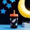 Picture of Zak Designs Kelso Toddler Cups For Travel or At Home, 12oz Vacuum Insulated Stainless Steel Sippy Cup With Leak-Proof Design is Perfect For Kids (Spaceships)