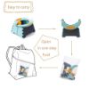 Picture of Honboom Portable Potty Training Seat for Toddler| Kids Travel Potty | Collapsible potty | Baby Potty Seat for Indoor and Outdoor (Blue)