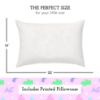 Picture of Youth Pillow with Pillowcase 16x22, Soft Jumbo Toddler Pillow, Kids Pillow & Hypoallergenic Pillow Case - Best Kids Pillows for Sleeping, Perfect Kids Travel Pillow (Dinosaurs Pink)