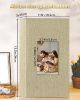 Picture of Artfeel Photo Album 4x6 with 300 Pockets,Slip-in Picture Albums,Linen Cover Memory Book with Front Window,White Page Vertical Photo Book for Wedding,Family,Anniversare,Baby,Vacation