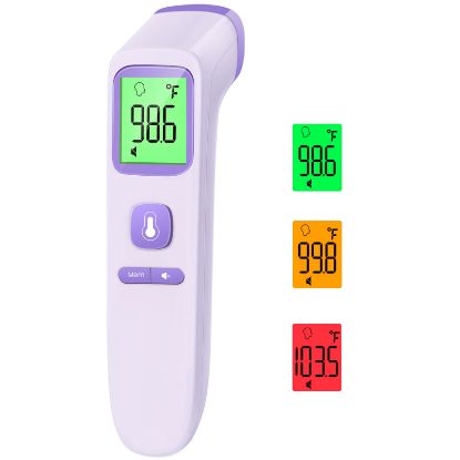 Picture of No-Touch Thermometer for Adults and Kids, Digital Accurate Baby Thermometer with Fever Alarm, 1 Second Fast Result, FSA HSA Eligible, Easy to use, 2 in 1 Mode