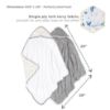 Picture of Burts Bees Baby Infant Hooded Towels Whale of a Tale Organic Cotton, Unisex Bath Essentials and Newborn Necessities, Soft Nursery Towel with Hood Set, 2-Pack Size 29 x 29 Inch