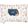 Picture of Toddler Pillow with Pillowcase - 13x18 My Little Dreamy Kids Travel Bed Pillows for Sleeping, Organic Cotton Small Pillowcase, Soft & Breathable, Machine Washable, Toddlers 2-5 Years Old (Forest)