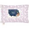 Picture of Toddler Pillow with Pillowcase - 13x18 My Little Dreamy Kids Travel Bed Pillows for Sleeping, Organic Cotton Small Pillowcase, Soft & Breathable, Machine Washable, Toddlers 2-5 Years Old (Alpacas)