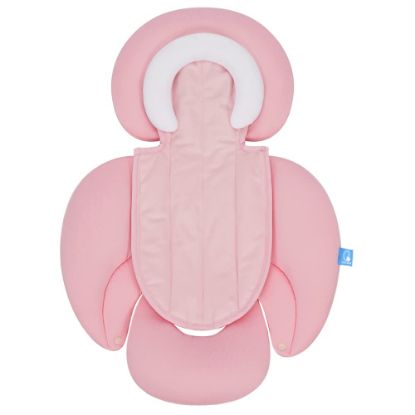 Picture of COOLBEBE New 2-in-1 Babybody Supports for Baby Newborn Infants - Extra Soft Stroller Cushion Pads Car Seat Insert, Perfect for Carseats, Strollers, Swings, Pink