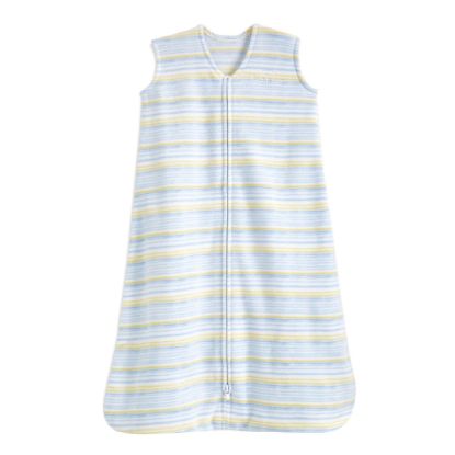 Picture of HALO Sleepsack Micro-Fleece Wearable Blanket, TOG 1.0, Multi Stripe Blue, Medium