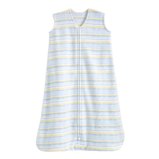 Picture of HALO Sleepsack Micro-Fleece Wearable Blanket, TOG 1.0, Multi Stripe Blue, Medium
