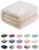 Picture of Fuzzy Throw Blanket, Plush Fleece Blankets for Adults, Toddler, Boys and Girls, Warm Soft Blankets and Throws for Bed, Couch, Sofa, Travel and Outdoor, Camping (Throw(50"x70"), L-Cream)