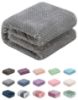 Picture of Fuzzy Throw Blanket, Plush Fleece Blankets for Adults, Toddler, Boys and Girls, Warm Soft Blankets and Throws for Bed, Couch, Sofa, Travel and Outdoor, Camping (Throw(50"x70"), L-Flint Gray)