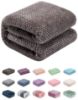 Picture of Fuzzy Throw Blanket, Plush Fleece Blankets for adults, Toddler, boys and Girls, Warm Soft Blankets and Throws for Bed, Couch, Sofa, Travel and Outdoor, Camping (Throw(50"x70"), L-Eagle Grey)