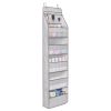 Picture of Univivi 6 - Layer Fabric Over the Door Organizer Gray Foldable Nursery Closet Storage, Large Hanging Door Organizer for Cosmetics, Toys and Sundries…