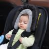 Picture of COOLBEBE New Babybody Support & Strap Covers Set for Newborn Infant Toddler- Extra Soft Stroller Cushion Pads Car Seat Insert, Perfect for Carseats, Strollers, Swings, Black
